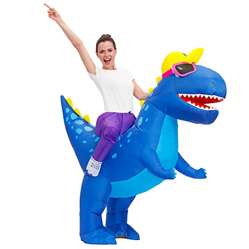 Decalare Inflatable Costume For Adults, Inflatable Dinosaur Costume, Halloween Costumes For Men/Women,Funny Blow up Costumes
