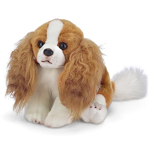 Bearington Sadie Cavalier King Charles Spaniel Plush Stuffed Animal Puppy Dog, 13 inch
