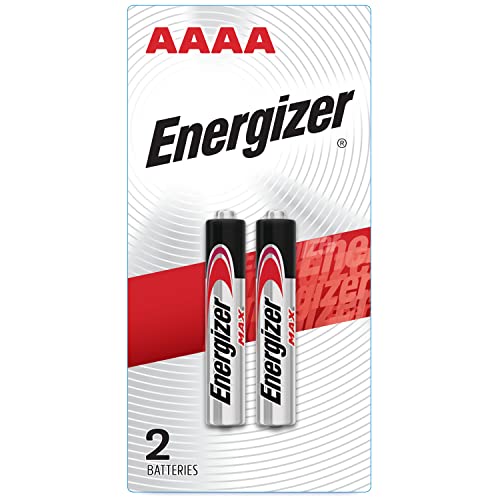 Energizer AAAA Batteries, 1.5 Volt Battery AAAA Alkaline, 2 Count