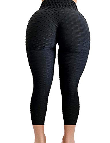 SEASUM Women's High Waist Yoga Pants Tummy Control Slimming Booty Leggings Workout Running Butt Lift Tights 3XL
