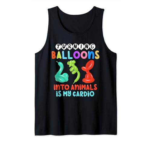 Balloon Animal Twister Party Cardio Balloon Artist Tank Top