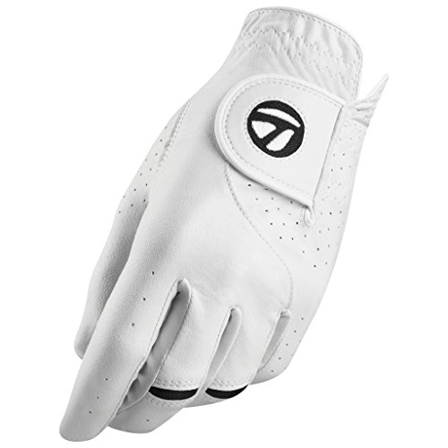 TaylorMade Stratus Tech Cadet Glove 2-Pack (White, Medium/Large), White(Medium/Large, Worn on Left Hand)