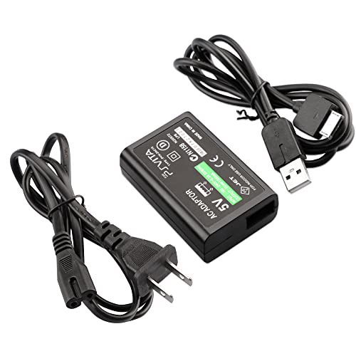 PS Vita Charger, AC Adapter Wall Charger Compatible with Sony Playstation Vita 1000 (Only Compatible with PSV 1000)