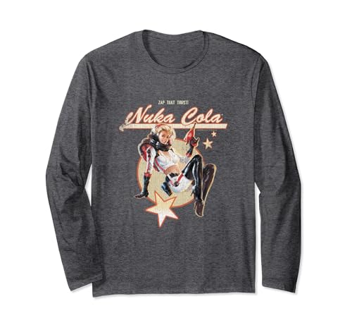 Fallout Video Game Retro Nuka Cola Ad Long Sleeve T-Shirt