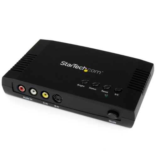 StarTech.com COMP2VGA Composite and S-Video to VGA Video Converter for Computer Monitors