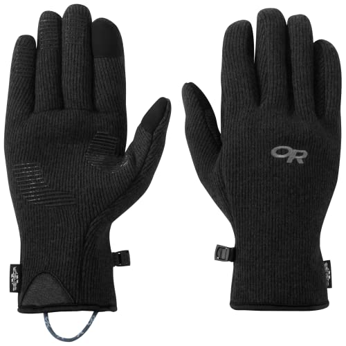 Outdoor Research Men's Flurry Sensor Cold Weather Gloves (Black, Large)