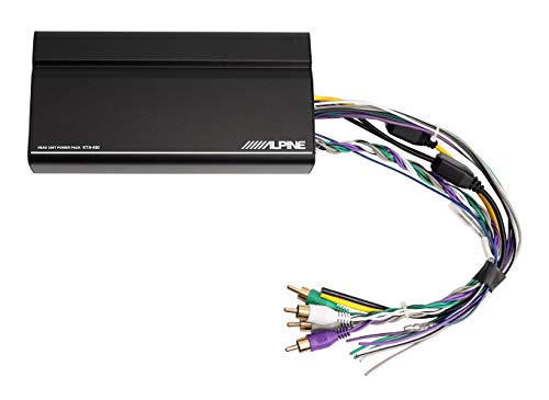 Alpine KTA-450 4-Channel Power Pack Amplifier with Dynamic Peak Power 45W RMS x 4, at 2 Or 4 Ohms