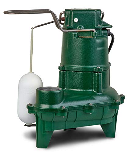 Zoeller 264-0001 Sewage Pump, Packs, Black