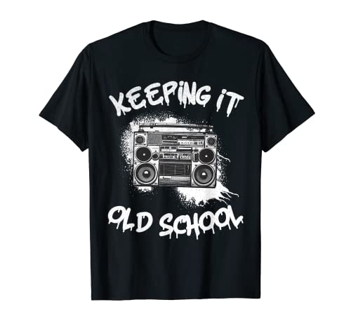 Keeping it old school Vintage Boombox 80s Hip Hop graffiti T-Shirt