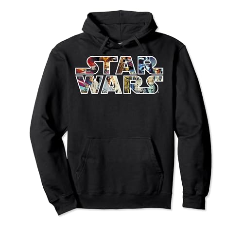 Star Wars Classic Movie Poster Logo Graphic Hoodie Pullover Hoodie