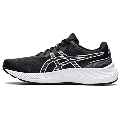 ASICS Women's Gel-Excite 9 Running Shoes, 7.5, Black/White