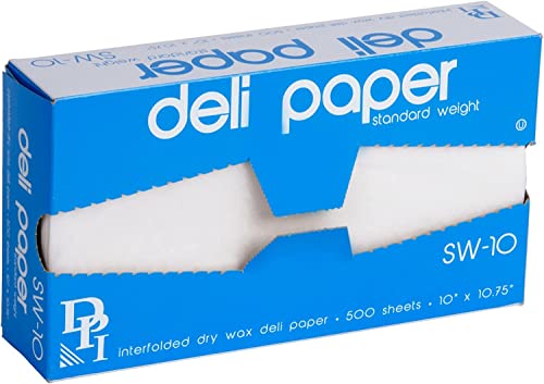 Durable Packaging 10' x 10 3/4' Interfolded Deli Wrap Wax Paper