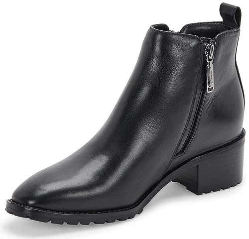 Blondo womens, Samara Ankle Boot, Black Leather, 7.5