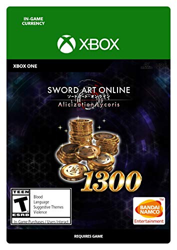Sword Art Online Alicization Lycoris 1300 SAO Coins - Xbox One [Digital Code]