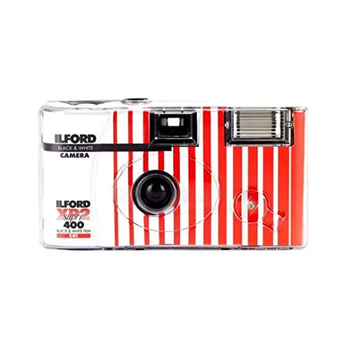 Ilford XP2 Super Single Use Camera with Flash (27 Exposures) Black and White Film CAT1174186