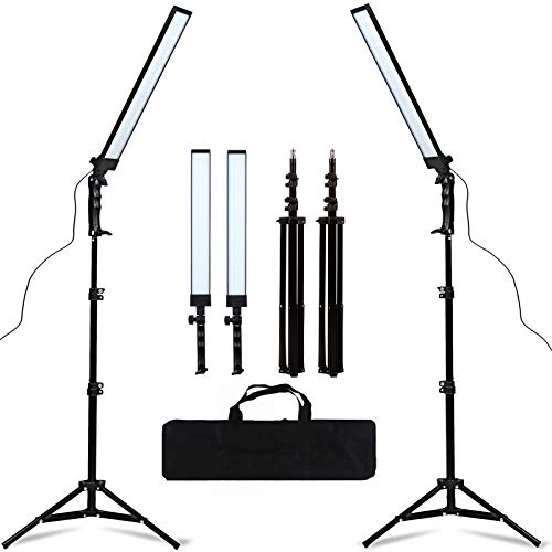 GSKAIWEN 180 LED Light Photography Studio LED Lighting Kit Adjustable Light with Light Stand Tripod Photographic Video Fill Light