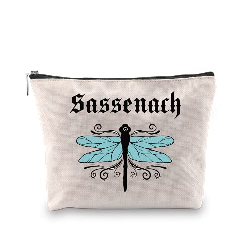 Generic WCGXKO Outlander Inspired Sassenach Zipper Pouch Cosmetics Bag For Fans (Sassenach)