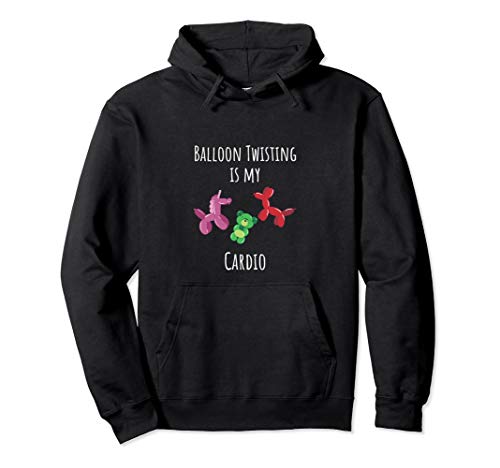 Balloon Twisting Is My Cardio Artist Animal Twister Pullover Hoodie