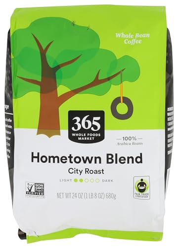 365 by Whole Foods Market, Coffee Hometown Blend Whole Bean, 24 Ounce