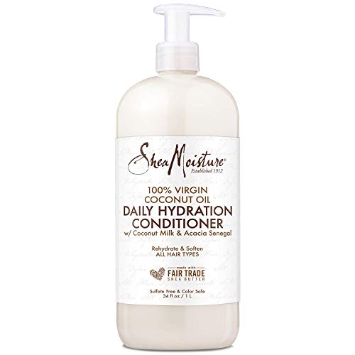 Shea Moisture Moisturizing Conditioner Coconut Oil Daily Hydration, Made with Real Coconut Oil, 34 Fl Ounce