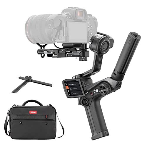 ZHIYUN Weebill 2 SE, 3-Axis Handheld Gimbal Stabilizer for DSLR Mirrorless Cameras for Sony Nikon Canon Panasonic Lumix BMPPC 6K, Double Tripod, Foldable Full-Color Touchscreen