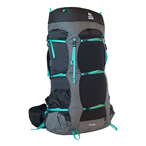 Granite Gear Blaze 60L Backpack - Women's Black/Black Gingham/Teal Short