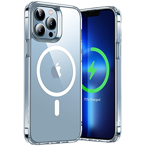 ESR Hybrid Case with HaloLock, Compatible with iPhone 13 Pro, Magnetic Wireless Charging, Reinforced Drop Protection, Scratch-Resistant Back, Classic Series, Clear