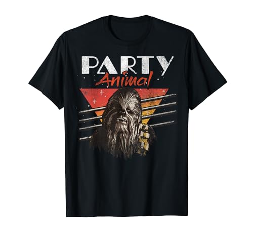 Star Wars Chewbacca Party Animal Vintage Graphic T-Shirt T-Shirt