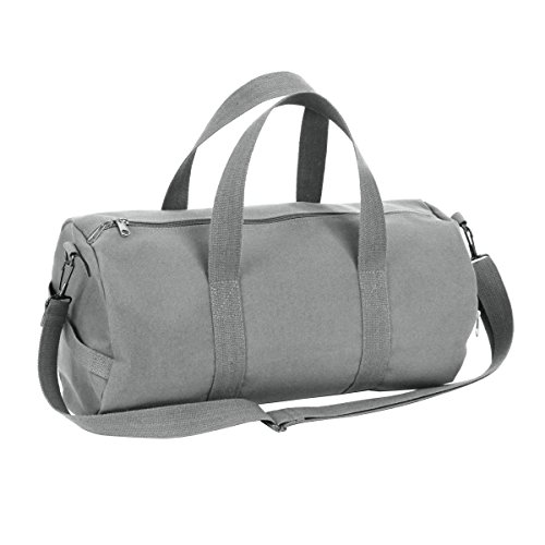 Rothco Canvas Shoulder 19' Duffle Bag, Grey