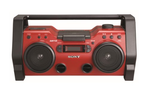 Sony ZSH10CP Portable Heavy Duty CD Radio Boombox Speaker System (Discontinued by Manufacturer)