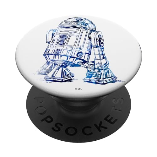 Star Wars R2-D2 Watercolor Portrait PopSockets Standard PopGrip