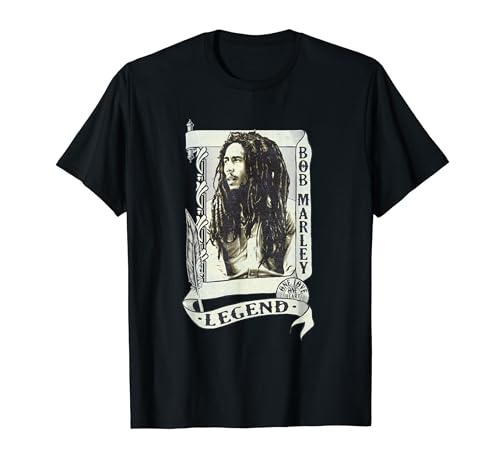 Bob Marley Legend Scroll T-Shirt