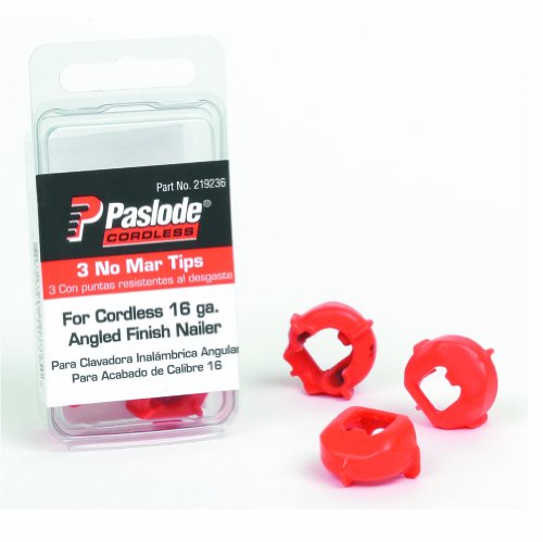 Paslode 219236 16-Gauge Angled Finish Nailer No-Mar Tips