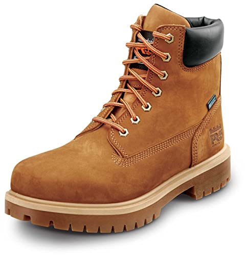 Timberland PRO 6IN Direct Attach, Men's, Cinnamon, Steel Toe, EH, WP/Insulated, MaxTRAX Slip-Resistant Boot (10.0 W)