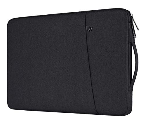 14-15 Inch Laptop Sleeve Case Water-Resistant Bag with Handle for HP Envy 14 /HP Lenovo Dell ASUS Acer Chromebook 14 / HP Pavilion 14 / Dell Inspiron 14 / Lenovo IdeaPad 14 / ASUS VivoBook 14 -Black
