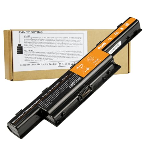 58Wh AS10D51 Laptop Battery for Acer/Gateway AS10D31 AS10D3E AS10D41 AS10D56 AS10D61 AS10D71 AS10D75 AS10D81 31CR19/65-2 31CR19/652 AK.006BT.080 BT.00603.111 BT.00603.117 - High Performance 5200mAh