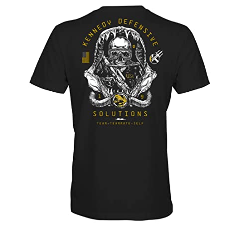 Howitzer Style Men's T-Shirt Kennedy Defense Military Grunt MFG L