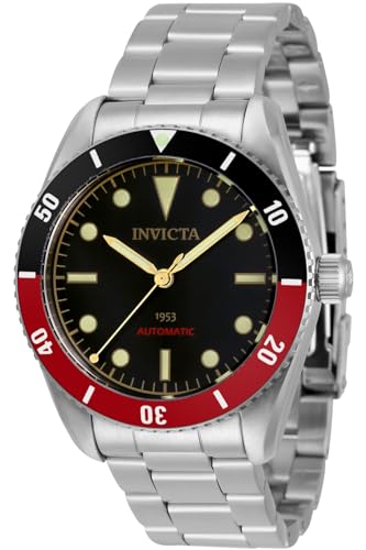 invicta Men's 34334 Pro Diver Automatic 3 Hand Black Dial Watch
