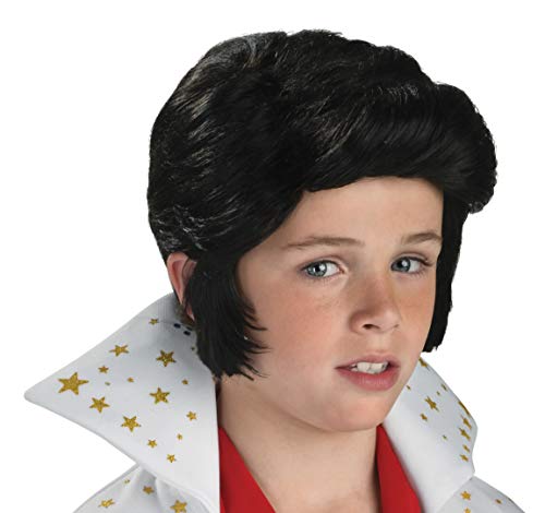 Rubies Boys Elvis Presley Child's Costume Wig, Black