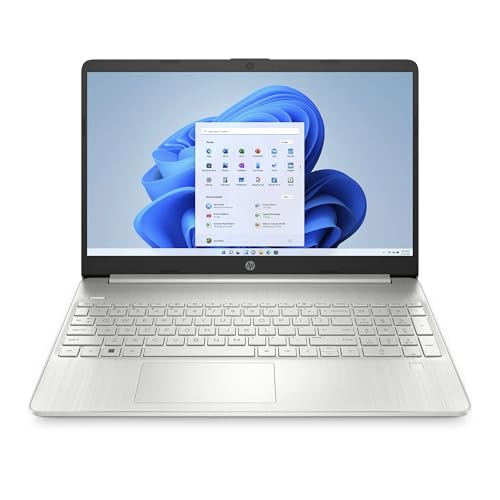 HP 2023 Laptop | 15-DY500 | 15.6' 1920 x 1080 LED-Backlit | Intel Core i3-1215U 6-Core | 8GB DDR4 | 256GB SSD | Windows 11 Home | Wi-Fi 5 - Bluetooth 4.2 - Fingerprint - 720p Camera - Natural Silver