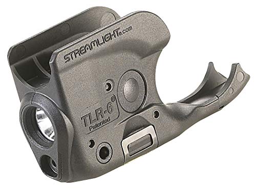 Streamlight 69279 TLR-6 100-Lumen Tactical Weapon Light with Integrated Red Aiming Beam Designed Exclusively and Solely for Select Non-Rail 1911, Black