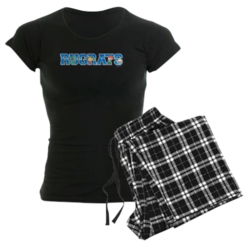 CafePress Rugrats Collegiate Womens Novelty Pajama Set, Comfortable PJ Sleepwear With Checker Pant