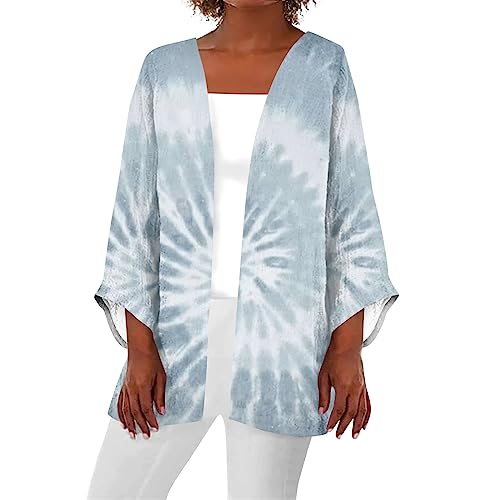 Lightweight Cardigans for Women Summer Tops Shawl Summer Sweaters for Women Crochet Coverups for Women Cover Ups for Swimwear Women Crochet Cardigan Light Weight Cardigan Women（4-Gray,Medium）