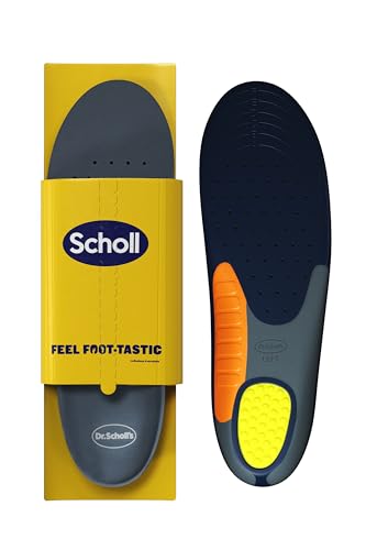 Dr. Scholl's Heavy Duty Support Insole Orthotics, Big & Tall, 200lbs+, Wide Feet, Shock Absorbing, Arch Support, Distributes Pressure, Trim to Fit Inserts, Work Boots & Shoes, Men Size 8-14, 1 Pair