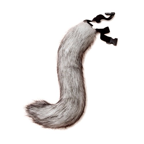 JUNBOON Faux Fur Fox Tail for Cosplay Costume Halloween Party (Fox)