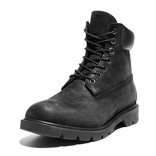 Timberland 6' Premium Waterproof Boot Black Relief Helcor Leather 10.5 D (M)