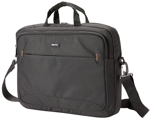 Amazon Basics 17.3-Inch Laptop Case Bag, Fits Dell, HP, ASUS, Lenovo, MacBook Pro and more, Black