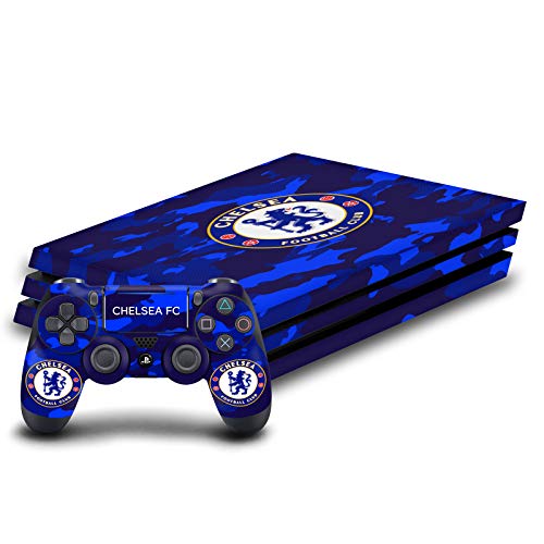 Head Case Designs Officially Licensed Chelsea Football Club Camouflage Mixed Logo Vinyl Sticker Gaming Skin Decal Cover Compatible with Sony Playstation 4 PS4 Pro Console and DualShock 4 Controller