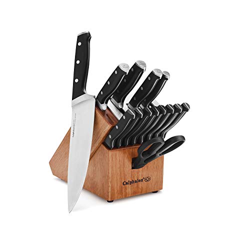 Calphalon Kitchen Knife Set with Self-Sharpening Block