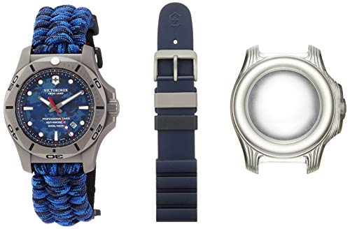 Victorinox I.N.O.X. Professional Diver Titanium Blue Camo Dial Men's Watch 241813